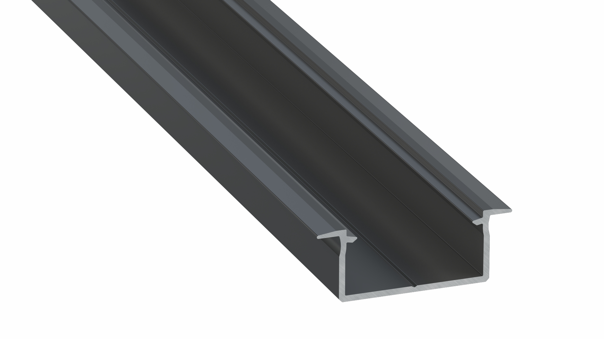 Profile LUMINES type Gemi black anodized 4,15 m